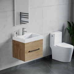 Dowell One-Piece Siphonic Flush Toilet - Soft-Close Seat, Standard Height, Skirted Design, White - 092 2816 Series