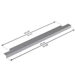 Dowell 19-3/8" Cabinet Pulls - Aluminum, 16-1/4" Center-to-Center, 10 Pack - 3063 019 Series