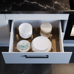 Dowell 4-Piece Wooden Pegs for Pegboard -Drawer Organizer – Adjustable to Fit of Various Sizes, Customizable Storage for Pots, Pans, and Plates-4007 PEG