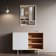 Dowell Framelit LED Bathroom Mirror - 5002 Series, Wall-Mounted Vanity Mirror, Modern Sleek Frameless Design, Energy-Efficient LED Lighting