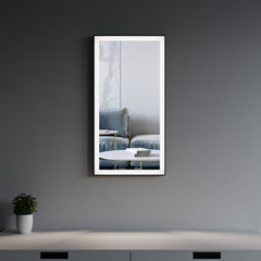 Dowell LED Wall Mirror with Black Aluminum Frame - Bathroom, Living Room, Bedroom, Lobby - 5005 Series