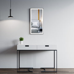 Dowell LED Wall Mirror with Black Aluminum Frame - Bathroom, Living Room, Bedroom, Lobby - 5005 Series