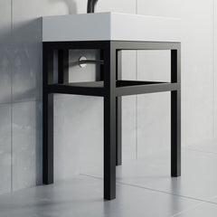Dowell 24" Bathroom Basin Stand Black - 7003 Series