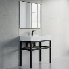 Dowell 36" Bathroom Basin Stand Black - 7003 Series