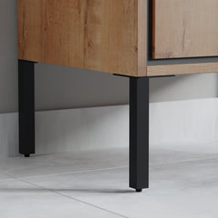 Dowell 8" Metal Furniture Legs - 7005 008 Series - Set of 4, Heavy Duty, Vanity/Cabinet/Sofa/Bench