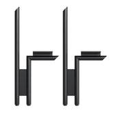 Dowell 8-3/8" and 13" Metal Furniture Legs - Flamingo, Heavy Duty, Vanity/Cabinet/Sofa/Bench, Set of 2 - 7007 Series