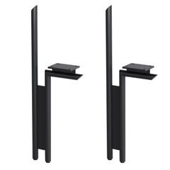 Dowell 13" Metal Furniture Legs - Flamingo, Heavy Duty, Vanity/Cabinet/Sofa/Bench, Set of 2 - 7007 013 Series