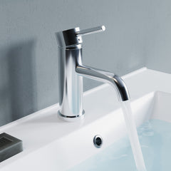 Dowell Bathroom Sink Faucet - Single Handle, Single Hole - 8001 011 Series