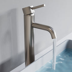Dowell Vessel Sink Bathroom Faucet - Low Arc, Single Handle, Single Hole - 8001 012 Series