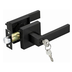 Dowell Door Lock,Square Door levers for Bathroom, Bedroom, and Rooms