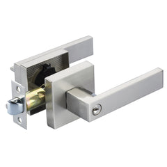 Dowell Door Lock,Square Door levers for Bathroom, Bedroom, and Rooms