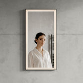 Dowell LED Wall Mirror with Black Aluminum Frame - Bathroom, Living Room, Bedroom, Lobby - 5005 Series