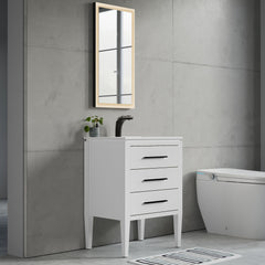 Dowell LED Wall Mirror with Black Aluminum Frame - Bathroom, Living Room, Bedroom, Lobby - 5005 Series