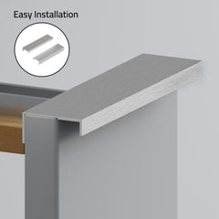 Dowell Cabinet Handle, Aluminum Finger Pulls 3062 Series, 10 Pack