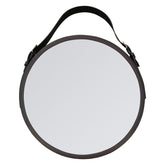 Dowell 24" Round Wall Mirror with Belt - Bathroom/Living Room/Hallway, Metal Frame - 5006 024 Series