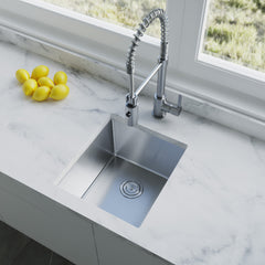 Dowell 16" Kitchen Undermount Sink - Stainless Steel 18 Gauge, 9" Deep - 6005 1618 Series