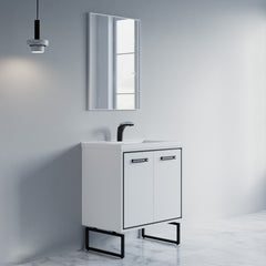 Dowell 7-7/8" Metal Furniture Legs - Rectangle, Heavy Duty, Vanity/Cabinet/Sofa/Bench, Set of 2 - 7006 007 Series