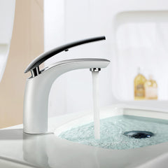 Dowell Bathroom Sink Faucet - Low Spout, Single Handle, Single Hole - 8001 017 Series