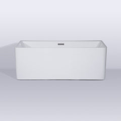 Dowell 59" Freestanding Acrylic Rectangle Bathtub - 55 Gallon Capacity - 073 5928 Series
