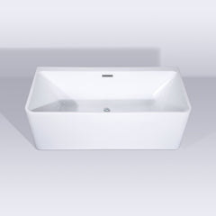 Dowell 59" Freestanding Acrylic Rectangle Bathtub - 55 Gallon Capacity - 073 5928 Series