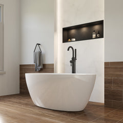 Dowell 59" Freestanding Acrylic Oval Bathtub - 60 Gallon Capacity - 080 5930 Series