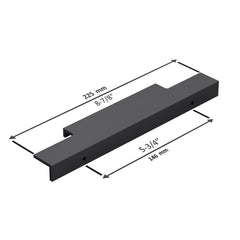 Dowell 8-7/8" Cabinet Pulls - Aluminum, 5-3/4" Center-to-Center, 10 Pack - 3063 009 Series