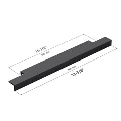 Dowell 13-3/8" Cabinet Pulls - Aluminum, 10-1/4" Center-to-Center, 10 Pack - 3063 013 Series