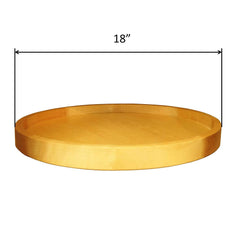 Dowell Lazy Susan - 18" Diameter/Round, 1 Shelf, Kitchen Corner Cabinet Organizer, Wood - 4006 360 Series