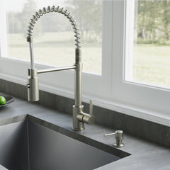 Dowell Kitchen Soap and Lotion Dispenser in Stainless Steel
