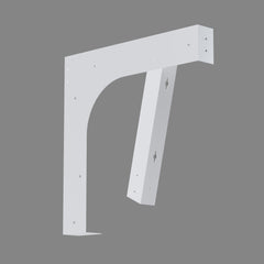 Dowell Universal ADA Vanity Bracket Heavy-Duty Commercial Bracket Floating Medical Support Bracket with/without Arm Metal Brackets Suitable for Restroom Vanities, Shelving Units & Work Desks - 16" - 7008 016 Series