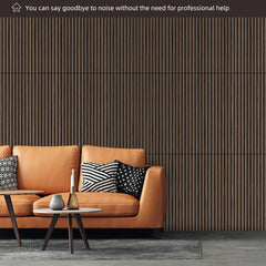 Dowell 3D Slat Wall Panels,Fluted Panels for Wall,Wall Decor Panels Noise Reduction, 48"H - 9001 4812 Series