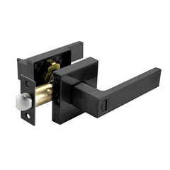 Dowell Door Lock,Square Door levers for Bathroom, Bedroom, and Rooms