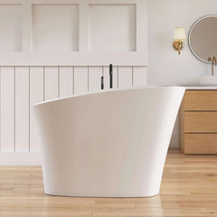 Dowell 51" Japanese Soaking Tub Solid Surface Freestanding Bathtub-BT230 Series