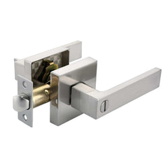 Dowell Door Lock,Square Door levers for Bathroom, Bedroom, and Rooms