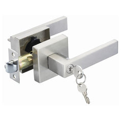 Dowell Door Lock,Square Door levers for Bathroom, Bedroom, and Rooms