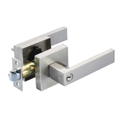 Dowell Door Lock,Square Door levers for Bathroom, Bedroom, and Rooms