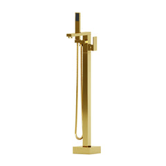 Dowell Freestanding Bathtub Faucet - 8003 002 Series, Floor Mounted Brass Bathroom Tub Faucets with Hand Shower