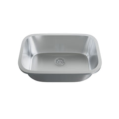 Dowell 27" Kitchen Undermount Sink - 9" Deep Bowl, Stainless Steel 18 Gauge - 6001 Series