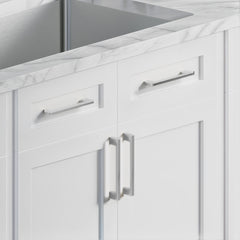 Dowell 5-15/16" Cabinet Pulls - Zinc Alloy, 5-1/32" Center-to-Center, 10 Pack - 3008 128 Series