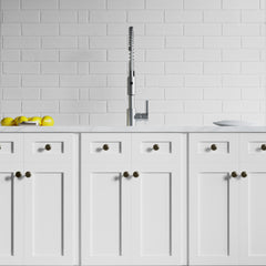 Dowell 1-1/4" Cabinet Pulls - Zinc Alloy, Round, 10 Pack - 3185 030 Series