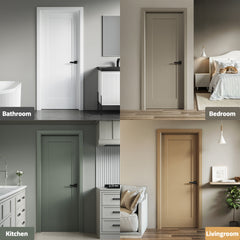 Dowell Primed Door Slab, Door Frame Kit