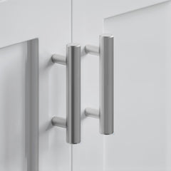 Dowell Cabinet Handle, Stainless Steel/Aluminum Construction Bar Plulls 3001 Series, 10 Pack