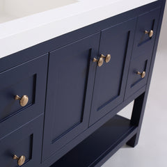 Dowell 60" Bathroom Freestanding Vanity with Four Doors, One Drawers and One Shelves - 035 60  Series