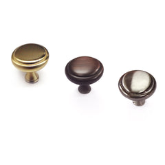 Dowell 1-1/4" Cabinet Pulls - Zinc Alloy, Round, 10 Pack - 3185 030 Series