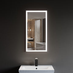 Dowell Framelit LED Bathroom Mirror, Wall-Mounted Vanity Mirror, Modern Sleek Frameless Design, Energy-Efficient LED Lighting - 5011 Series