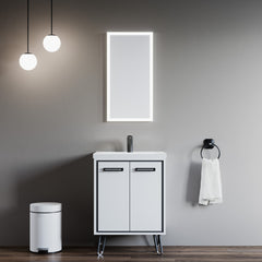 Dowell Framelit LED Bathroom Mirror, Wall-Mounted Vanity Mirror, Modern Sleek Frameless Design, Energy-Efficient LED Lighting - 5011 Series