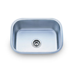 Dowell 23" Kitchen Undermount Sink - 9" Deep Bowl, Stainless Steel 18/16 Gauge - 6001 Series