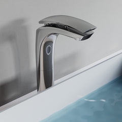Dowell Modern Tall Vessel Sink Faucet - Single Handle, One Hole Bathroom Vanity Faucet - 8001 018 Series