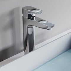 Dowell Modern Tall Vessel Sink Faucet - Single Handle, One Hole Bathroom Vanity Faucet - 8001 022 Series