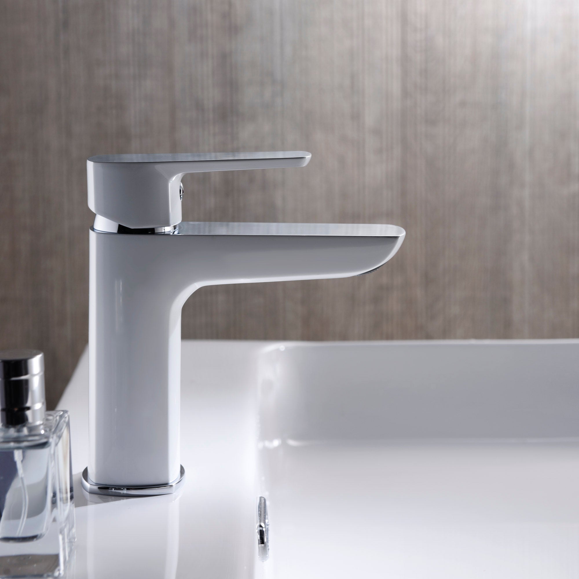 Dowell Bathroom Sink Faucet - Single Handle, Single Hole - 8001 021 Se